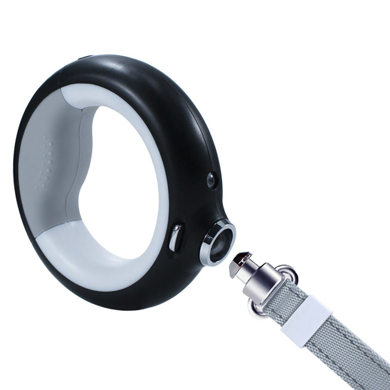 Luminous Telescopic Dog Rope with Automatic Retraction
