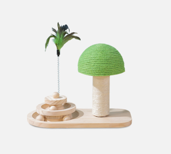 Double Sisal Balls Cat Tree