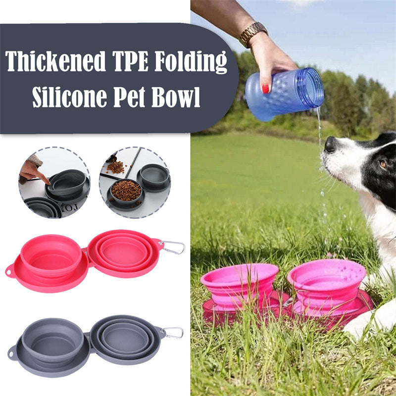 Innovative Foldable Double Bowl