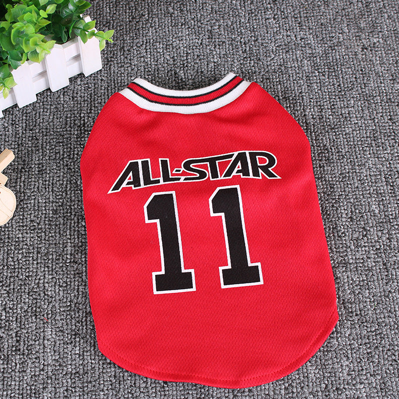 World Cup Dog Vest for Stylish Summers Pet Supplies