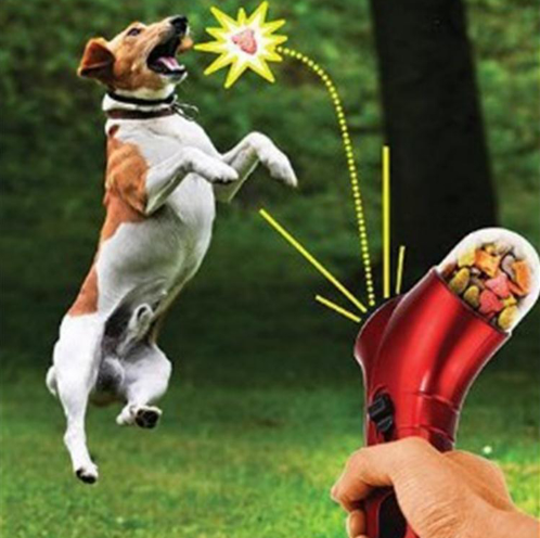 Playful  Pet Food Catapult Feeder!