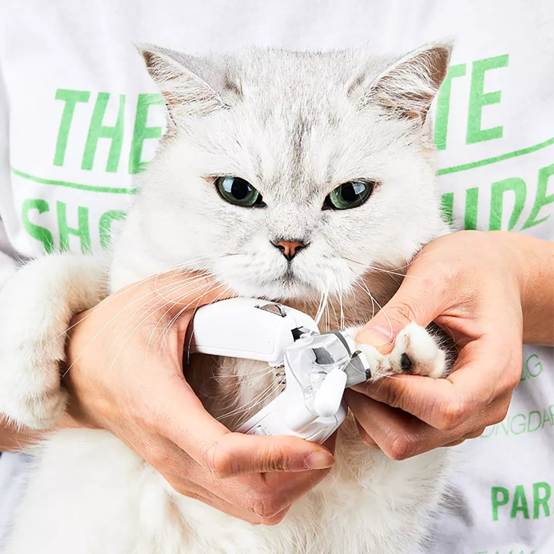 Professional LED Pet Nail Clippers for Cats and Dogs
