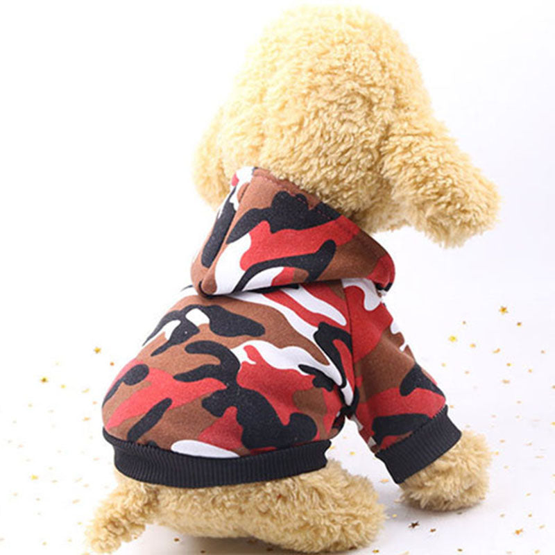 Pet Camouflage Couture Stealth Style with Acrylic Camo Clothing
