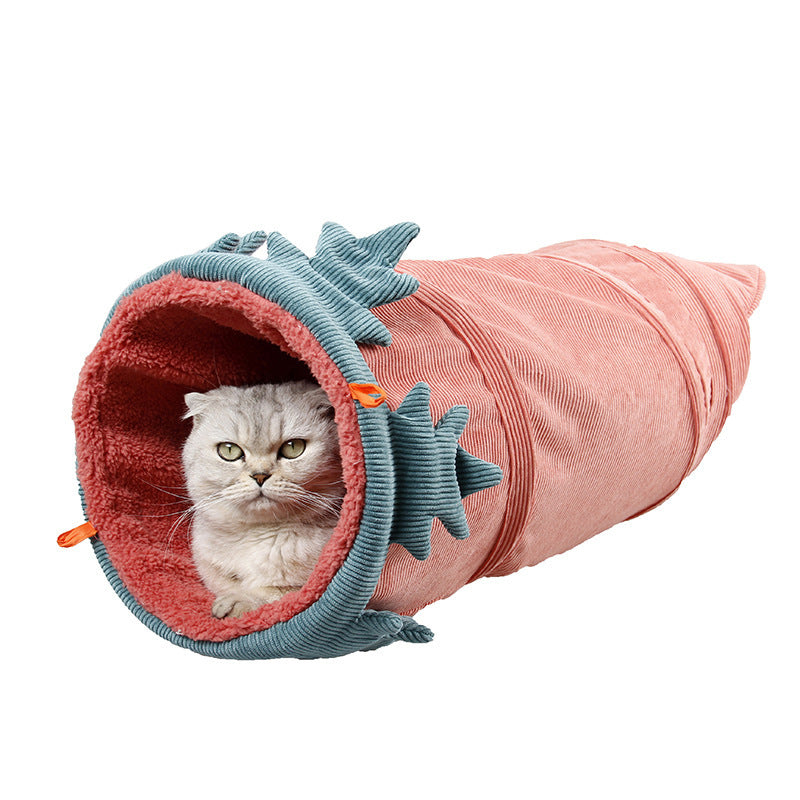 Whimsical Fruit Adventure The Ultimate Pet Tunnel Playtime