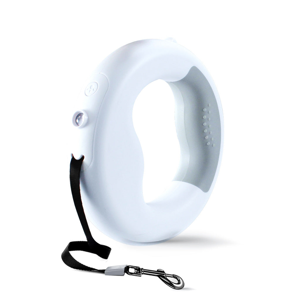 Luminous Telescopic Dog Rope with Automatic Retraction