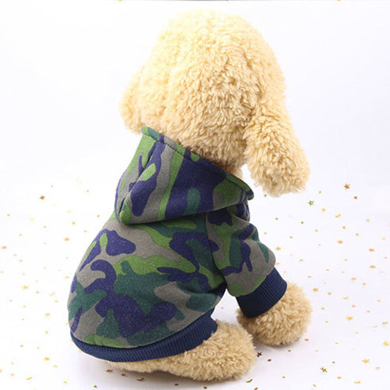 Pet Camouflage Couture Stealth Style with Acrylic Camo Clothing