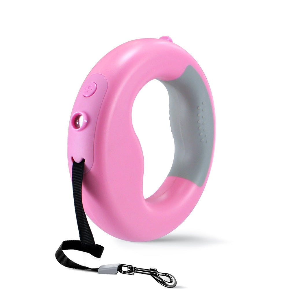 Luminous Telescopic Dog Rope with Automatic Retraction