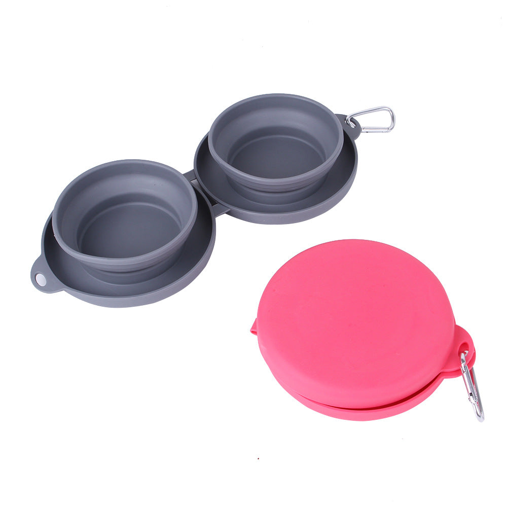 Innovative Foldable Double Bowl