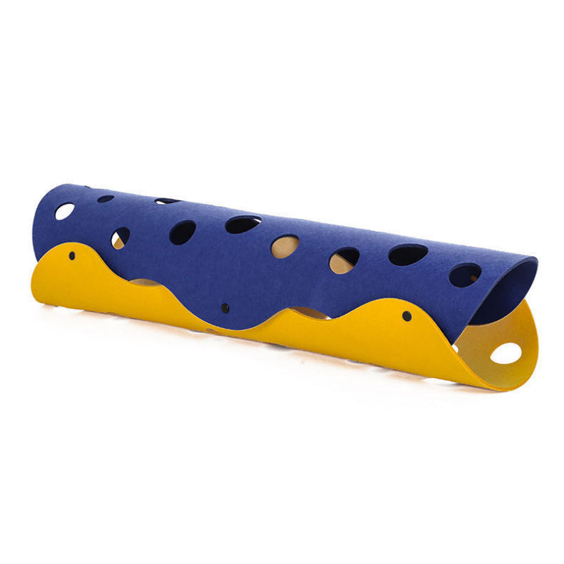 Deformable Felt Pom Cat Tunnel