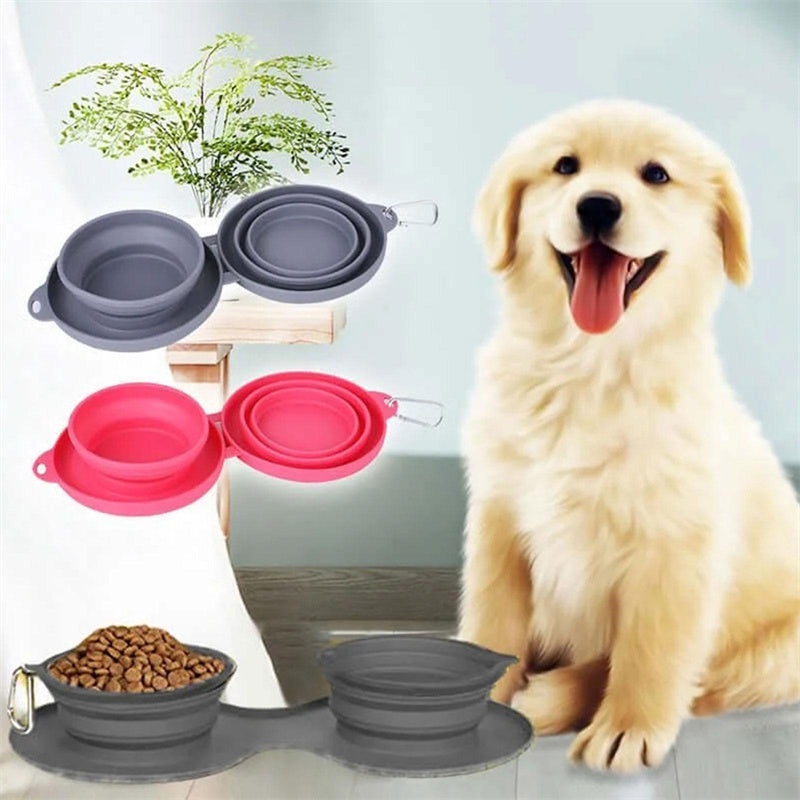 Innovative Foldable Double Bowl