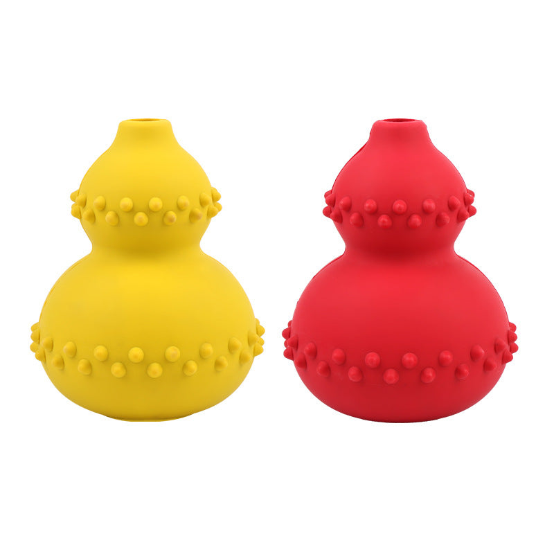 Leaky Gourd Pet Toy for Resilient Playtime