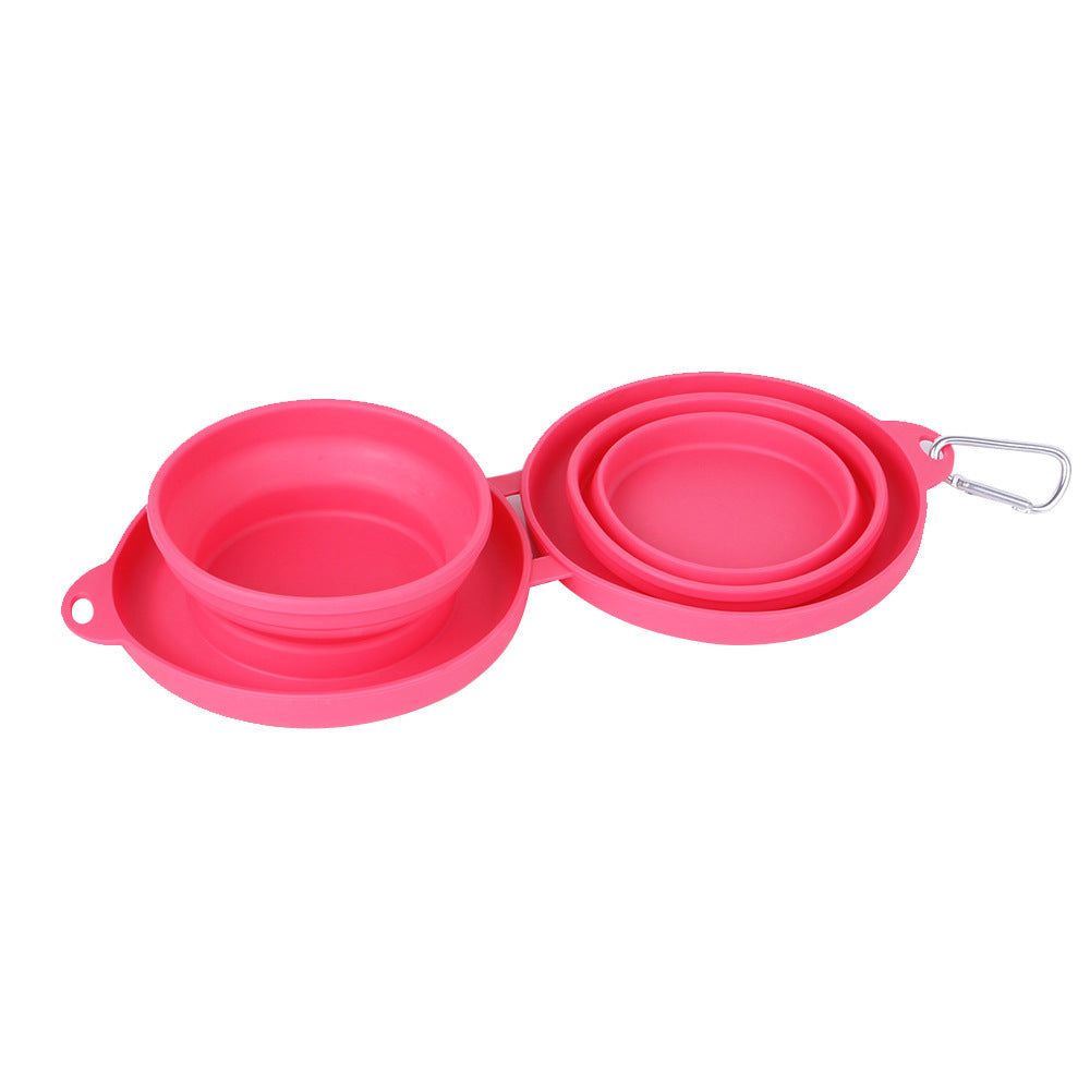 Innovative Foldable Double Bowl
