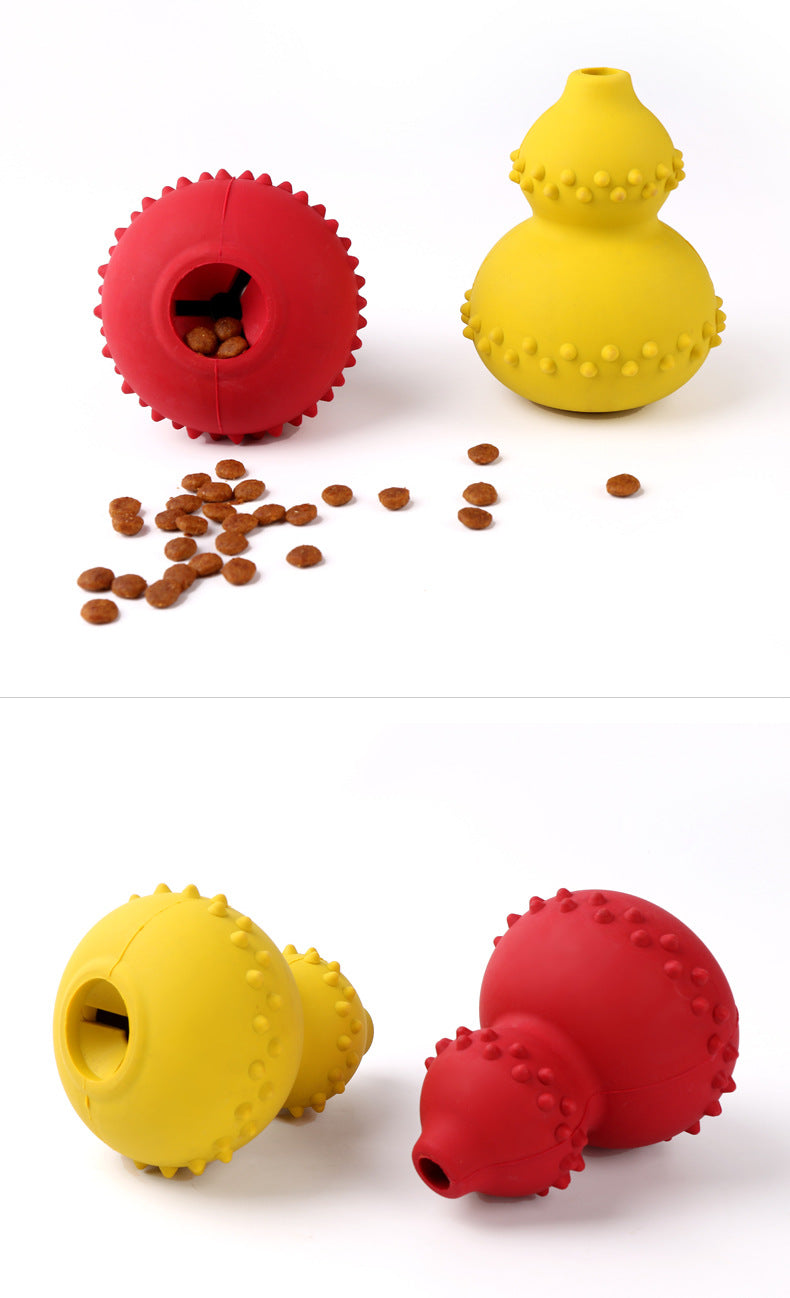 Leaky Gourd Pet Toy for Resilient Playtime