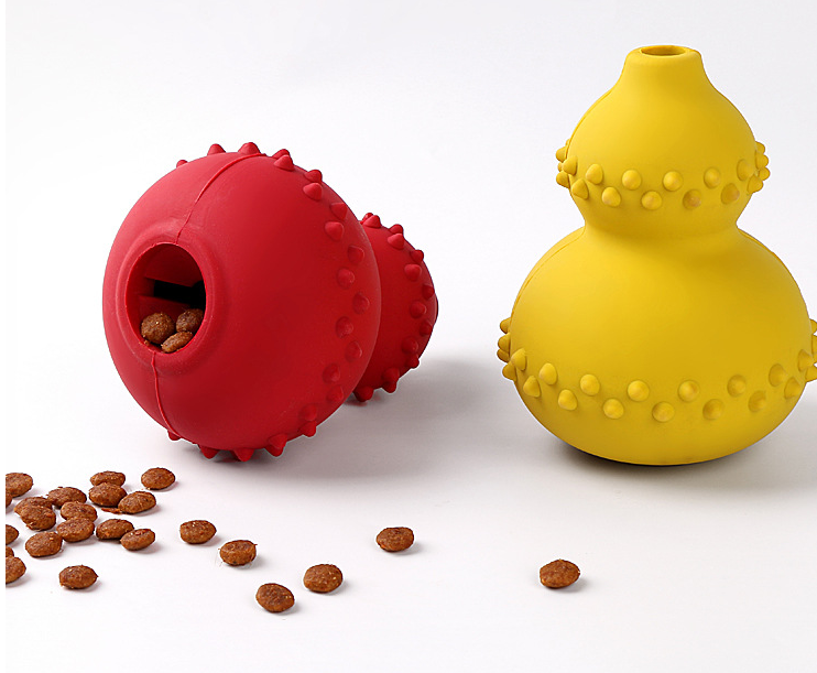 Leaky Gourd Pet Toy for Resilient Playtime